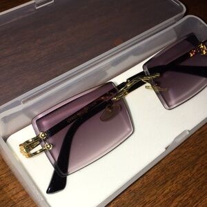Super bad rimless sunglasses